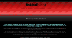 Desktop Screenshot of bubbarubba.com